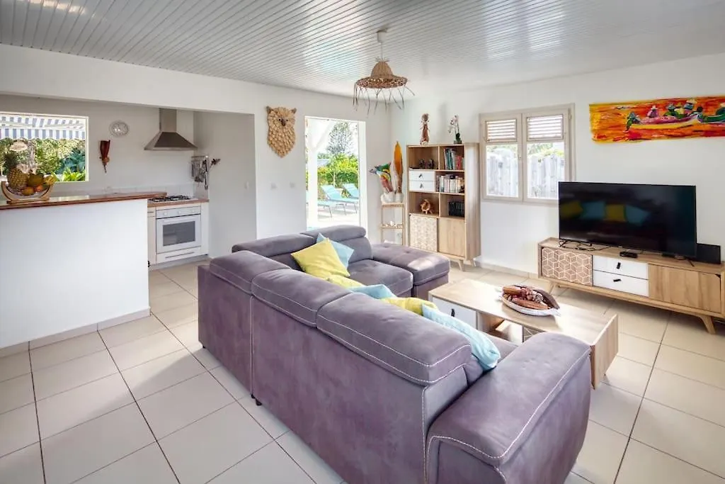 בית נופש סן-פרנסואה Villa Mahogany : Villa Entiere Avec Piscine